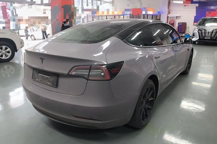 Used Tesla Model 3 2021 Standard Range Rear-Wheel Drive Upgraded Version 3D6 Rear Right 45 Deg