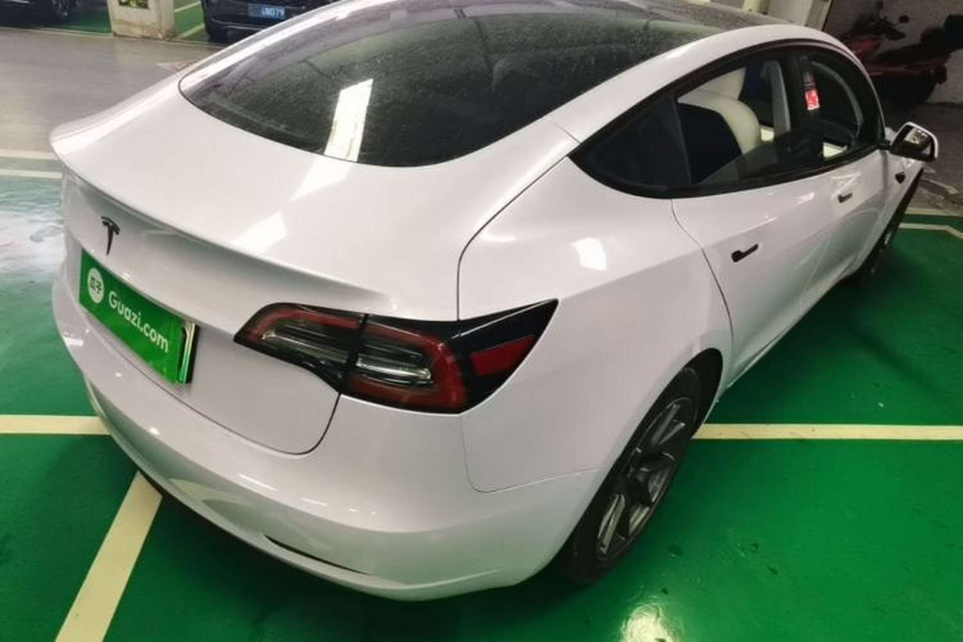 Used Tesla Model 3 2021 Standard Range Rear-Wheel Drive Upgraded Version 3D6 Rear Right 45 Deg