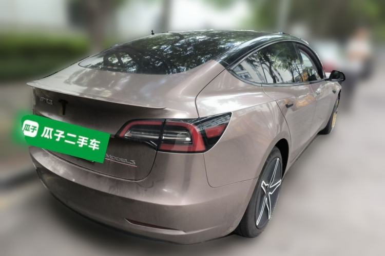 Used Tesla Model 3 2021 Standard Range Rear-Wheel Drive Upgraded Version 3D6 Rear Right 45 Deg