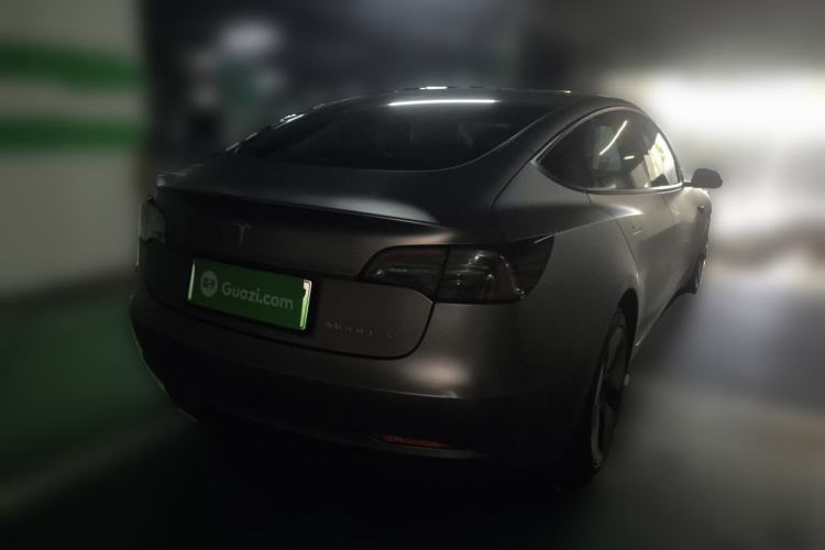 Used Tesla Model 3 2021 Standard Range Rear-Wheel Drive Upgraded Version 3D6 Rear Right 45 Deg
