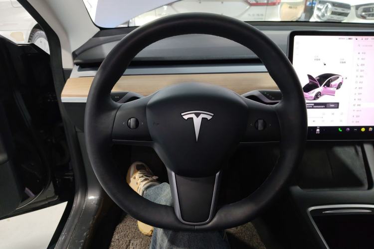 Used Tesla Model 3 2021 Standard Range Rear-Wheel Drive Upgraded Version 3D6 Steering Wheel