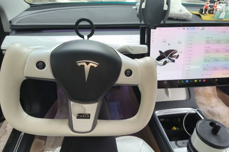 Used Tesla Model 3 2021 Standard Range Rear-Wheel Drive Upgraded Version 3D6 Steering Wheel