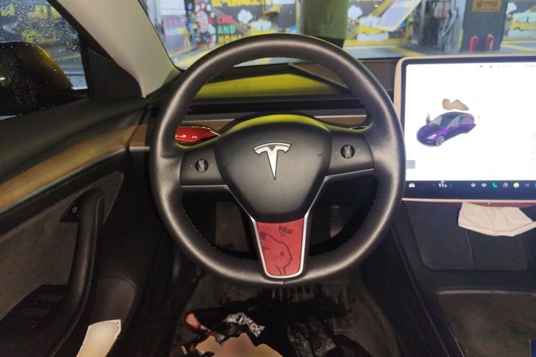 Used Tesla Model 3 2021 Standard Range Rear-Wheel Drive Upgraded Version 3D6 Steering Wheel