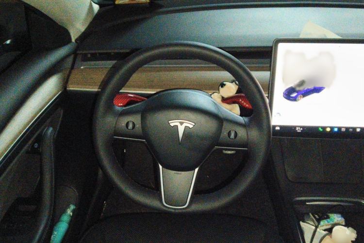 Used Tesla Model 3 2021 Performance High-Performance All-Wheel-Drive Version Steering Wheel