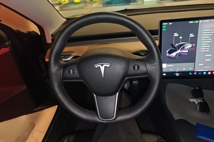 Used Tesla Model 3 2021 Standard Range Rear-Wheel Drive Upgraded Version 3D6 Steering Wheel