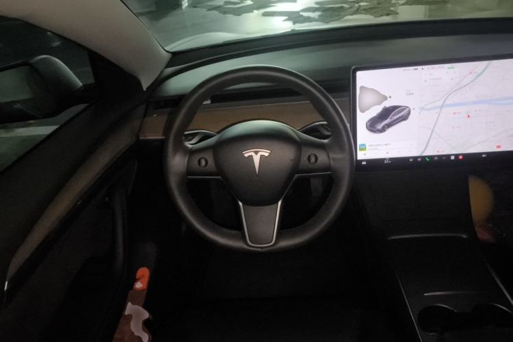 Used Tesla Model 3 2021 Standard Range Rear-Wheel Drive Upgraded Version 3D6 Steering Wheel