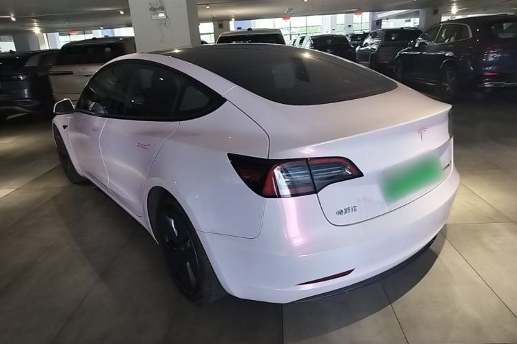 Used Tesla Model 3 2021 Standard Range Rear-Wheel Drive Upgraded Version 3D6 Rear Left 45 Deg
