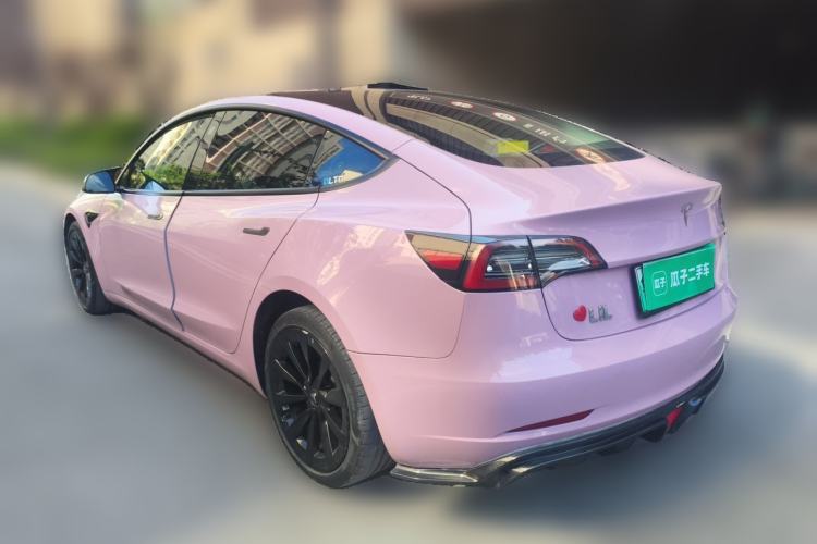 Used Tesla Model 3 2021 Revised Version Standard Range Rear-Wheel Drive Upgraded Edition 3D1 Rear Left 45 Deg