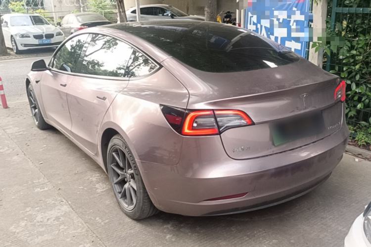 Used Tesla Model 3 2021 Revised Version Standard Range Rear-Wheel Drive Upgraded Edition 3D1 Rear Left 45 Deg