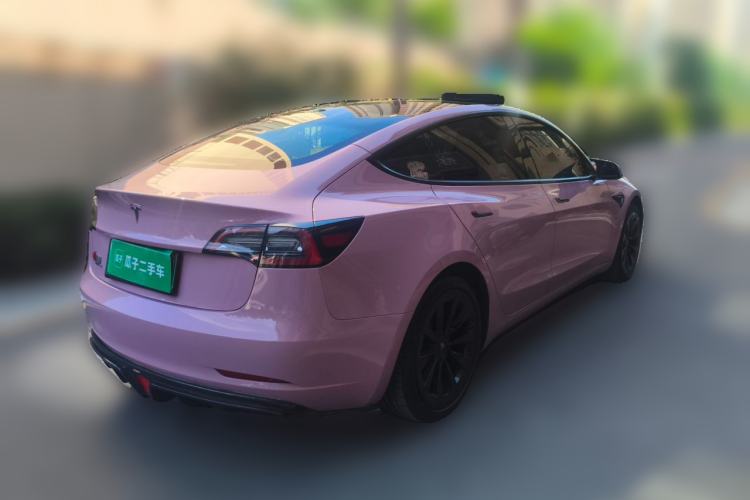 Used Tesla Model 3 2021 Revised Version Standard Range Rear-Wheel Drive Upgraded Edition 3D1 Rear Right 45 Deg