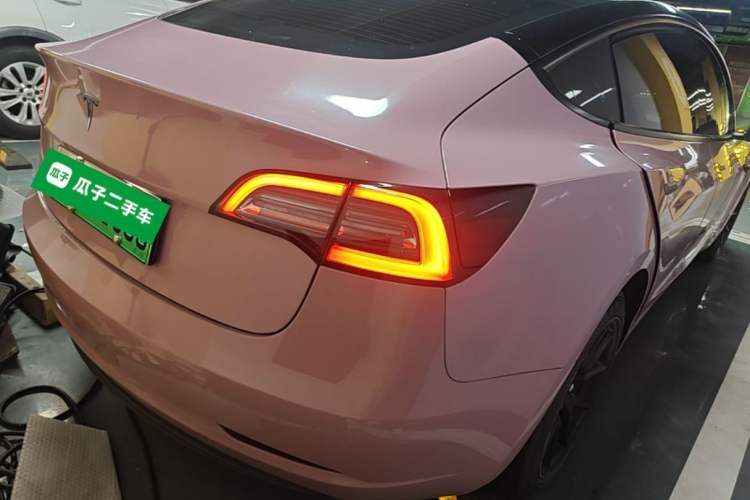 Used Tesla Model 3 2021 Revised Version Standard Range Rear-Wheel Drive Upgraded Edition 3D1 Rear Right 45 Deg