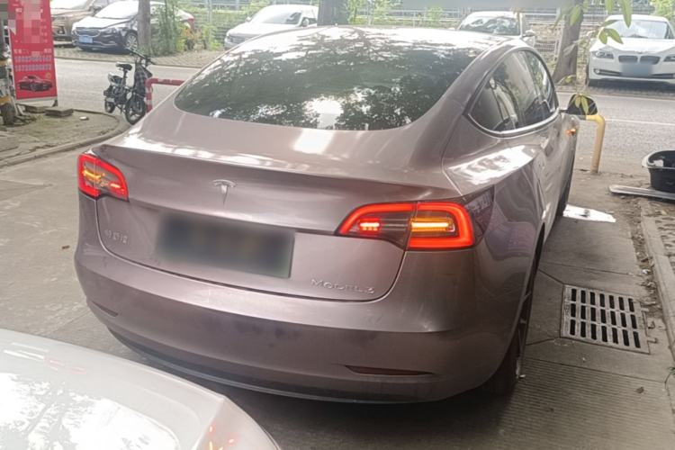Used Tesla Model 3 2021 Revised Version Standard Range Rear-Wheel Drive Upgraded Edition 3D1 Rear Right 45 Deg
