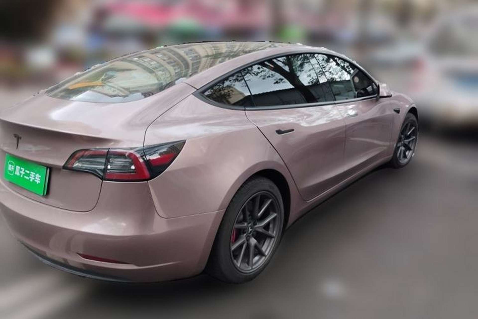 Used Tesla Model 3 2021 Standard Range Rear-Wheel Drive Upgraded Version 3D6 Rear Right 45 Deg