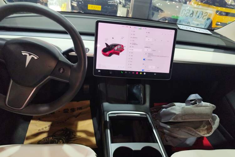 Used Tesla Model 3 2021 Standard Range Rear-Wheel Drive Upgraded Version 3D6 Audio And AC Panel