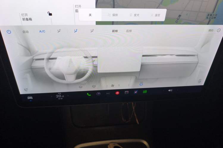 Used Tesla Model 3 2021 Standard Range Rear-Drive Upgraded Version Audio And AC Panel
