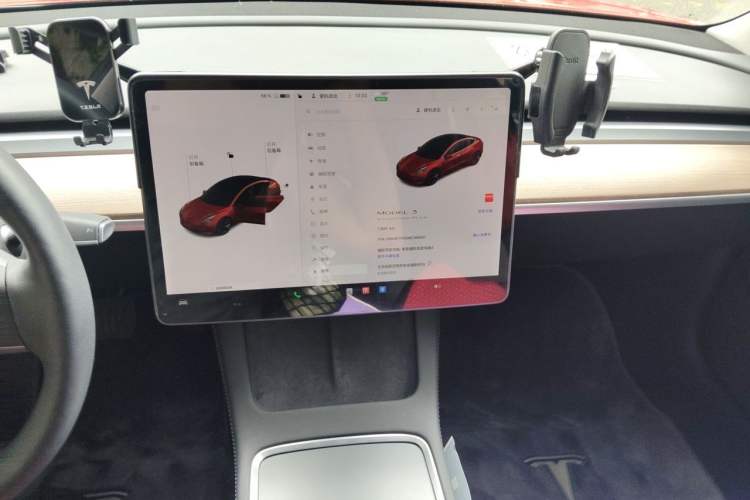Used Tesla Model 3 2021 Standard Range Rear-Drive Upgraded Version Audio And AC Panel