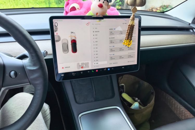 Used Tesla Model 3 2021 Revised Version Standard Range Rear-Wheel Drive Upgraded Edition 3D1 Audio And AC Panel