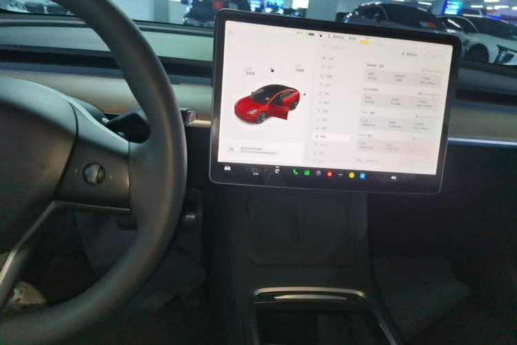 Used Tesla Model 3 2021 Standard Range Rear-Wheel Drive Upgraded Version 3D6 Audio And AC Panel