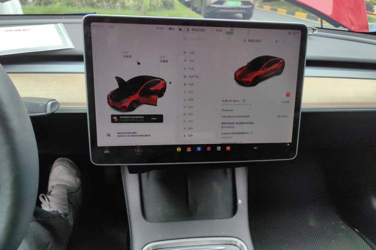 Used Tesla Model 3 2021 Standard Range Rear-Wheel Drive Upgraded Version 3D6 Audio And AC Panel