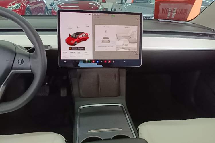 Used Tesla Model 3 2021 Standard Range Rear-Drive Upgraded Version Audio And AC Panel