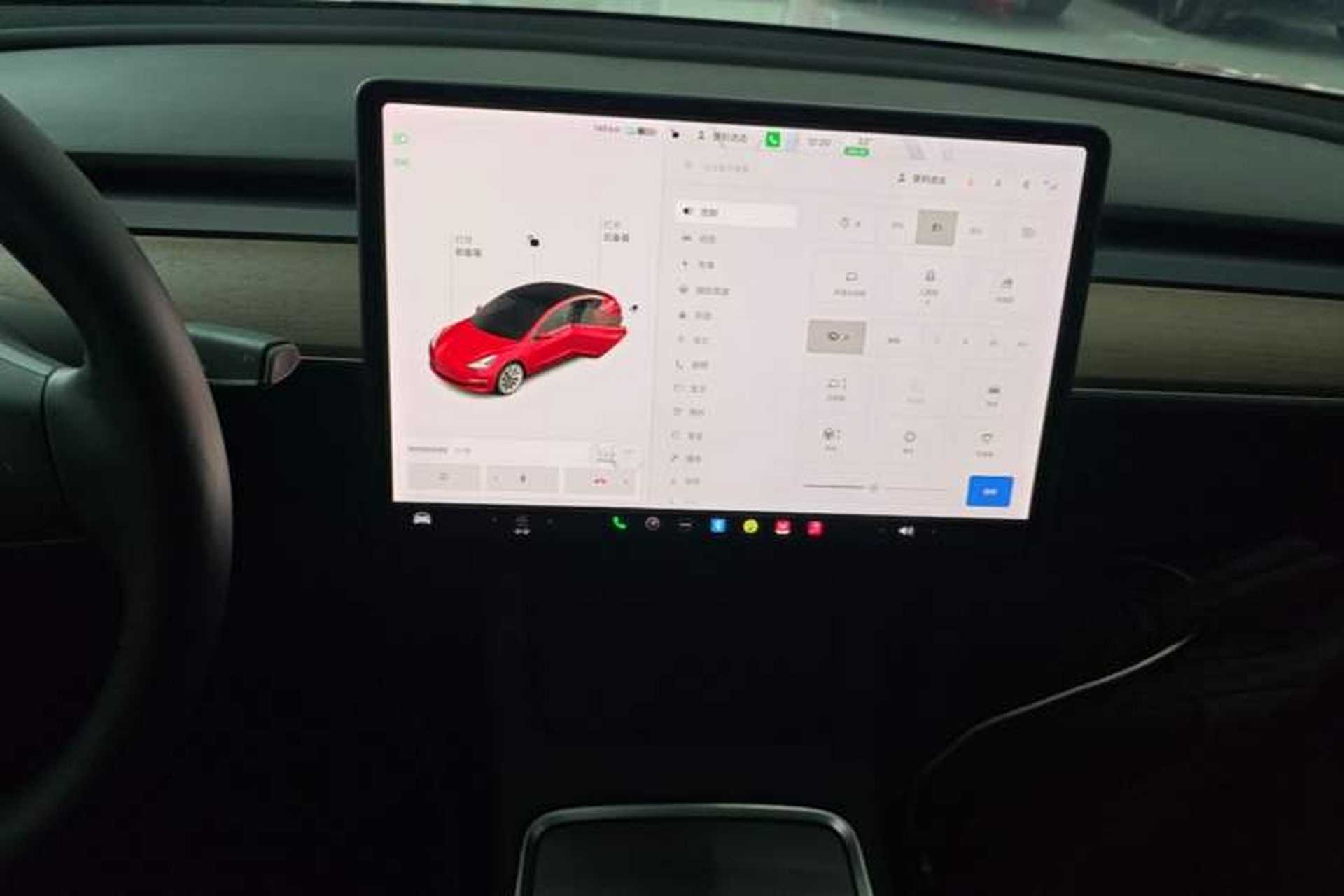Used Tesla Model 3 2021 Standard Range Rear-Drive Upgraded Version Audio And AC Panel