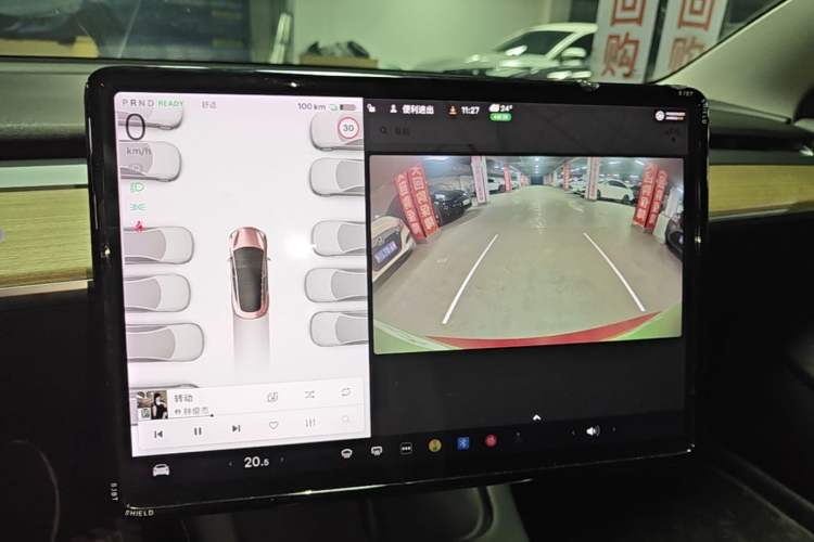 Used Tesla Model 3 2021 Standard Range Rear-Drive Upgraded Version Audio And AC Panel