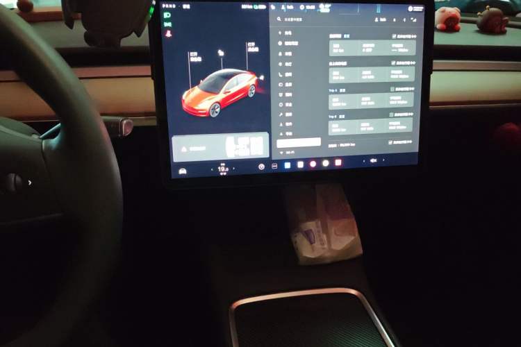 Used Tesla Model 3 2021 Revised Version Standard Range Rear-Wheel Drive Upgraded Edition 3D1 Audio And AC Panel