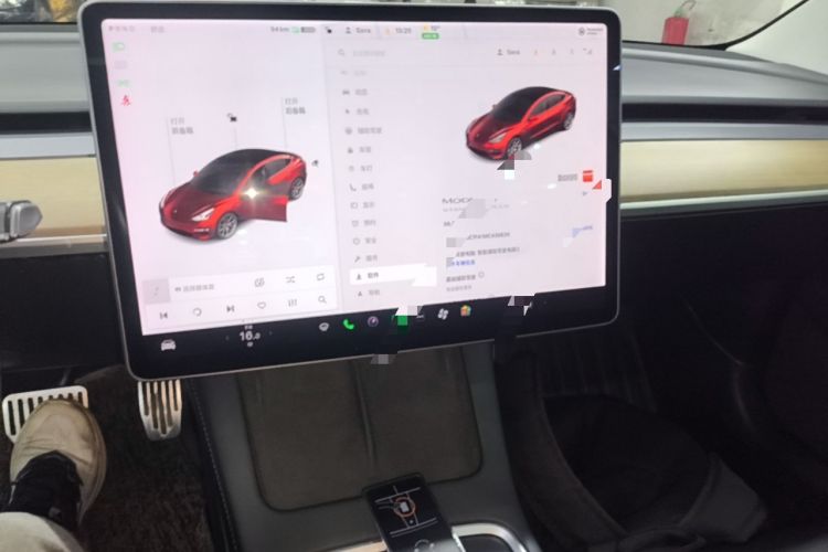 Used Tesla Model 3 2021 Revised Version Standard Range Rear-Wheel Drive Upgraded Edition 3D1 Audio And AC Panel