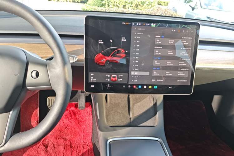 Used Tesla Model 3 2021 Standard Range Rear-Drive Upgraded Version Audio And AC Panel