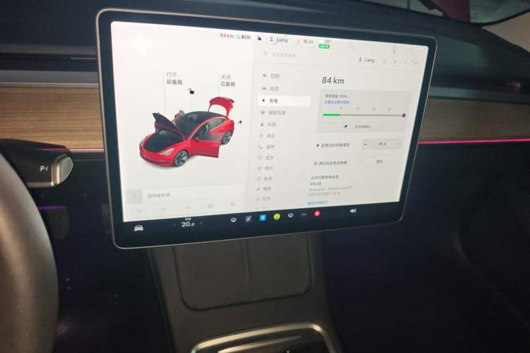 Used Tesla Model 3 2021 Standard Range Rear-Wheel Drive Upgraded Version 3D6 Audio And AC Panel