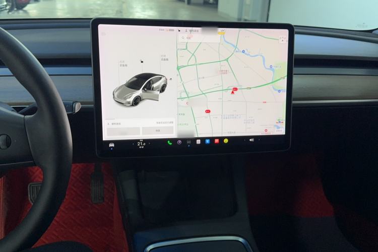 Used Tesla Model 3 2021 Standard Range Rear-Drive Upgraded Version Audio And AC Panel