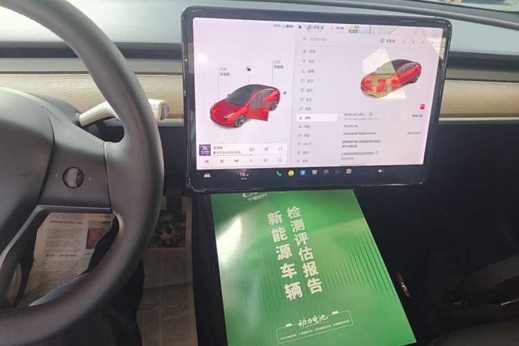 Used Tesla Model 3 2021 Standard Range Rear-Wheel Drive Upgraded Version 3D6 Audio And AC Panel