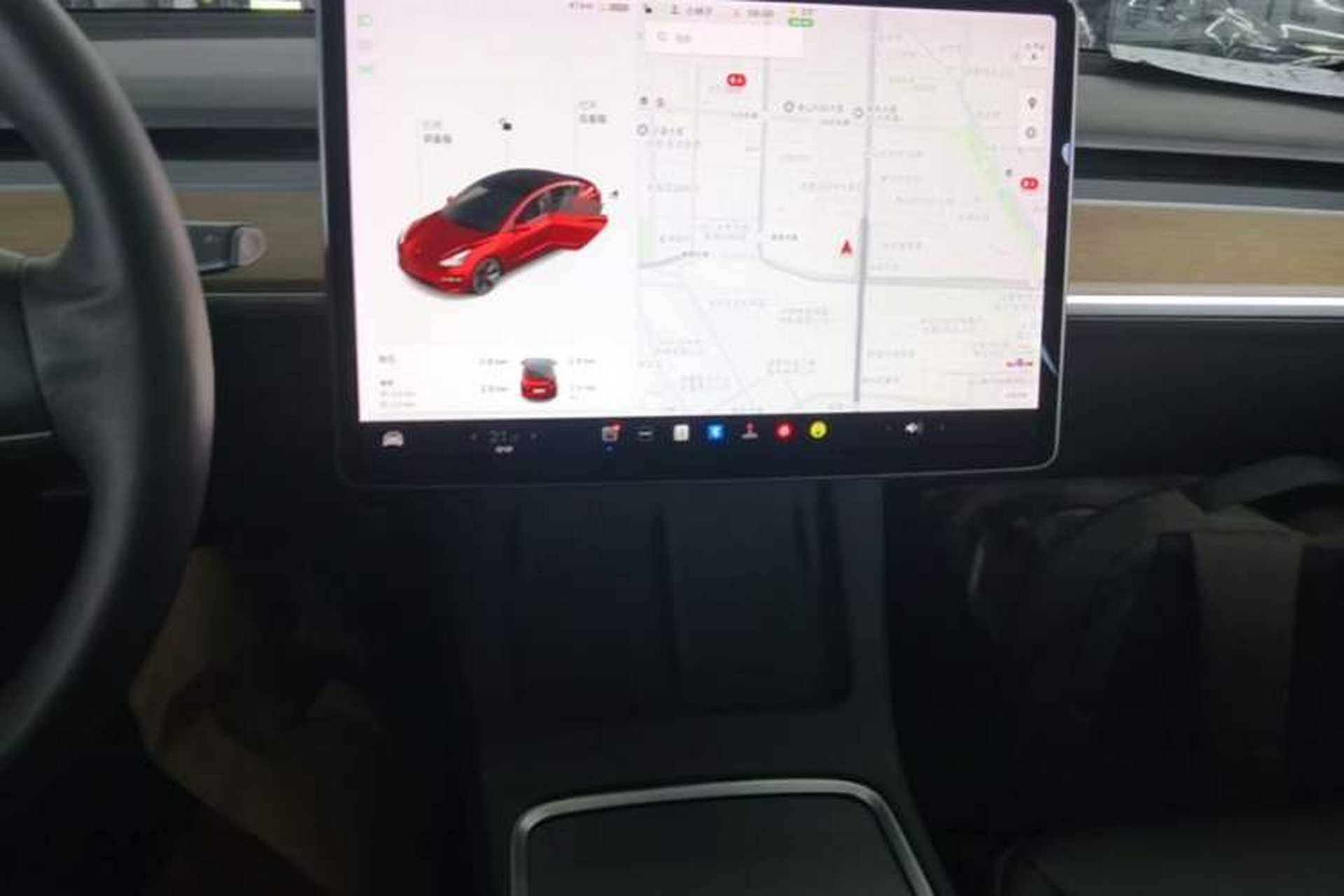 Used Tesla Model 3 2021 Standard Range Rear-Drive Upgraded Version Audio And AC Panel