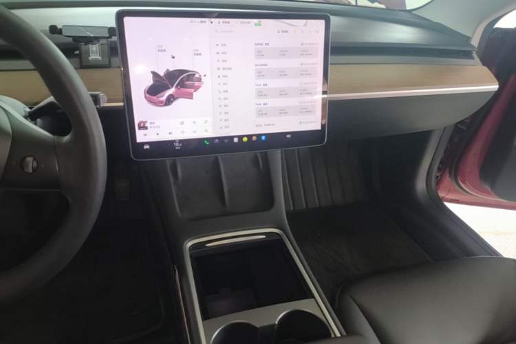 Used Tesla Model 3 2021 Revised Version Standard Range Rear-Wheel Drive Upgraded Edition 3D1 Audio And AC Panel