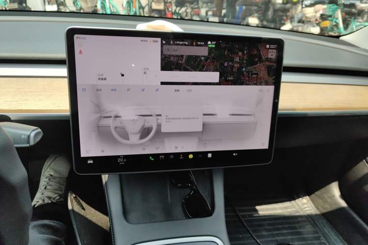 Used Tesla Model 3 2021 Standard Range Rear-Wheel Drive Upgraded Version 3D6 Audio And AC Panel