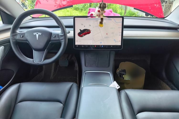 Used Tesla Model 3 2021 Revised Version Standard Range Rear-Wheel Drive Upgraded Edition 3D1 Center Console
