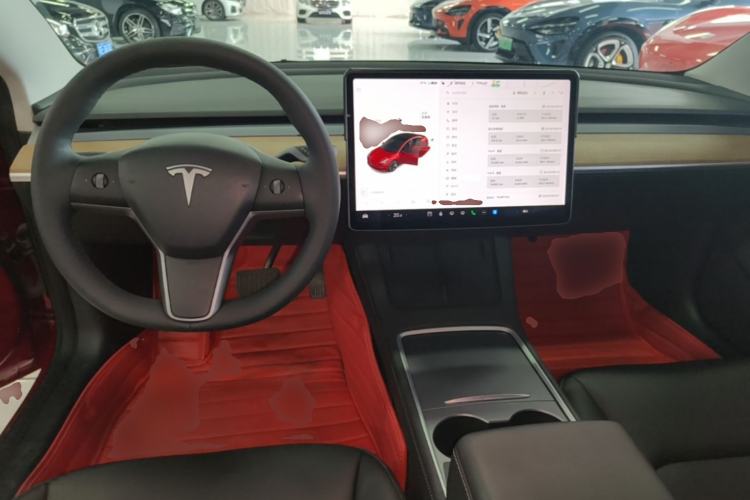 Used Tesla Model 3 2021 Revised Version Standard Range Rear-Wheel Drive Upgraded Edition 3D1 Center Console