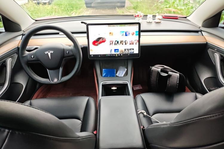 Used Tesla Model 3 2021 Revised Version Standard Range Rear-Wheel Drive Upgraded Edition 3D1 Center Console