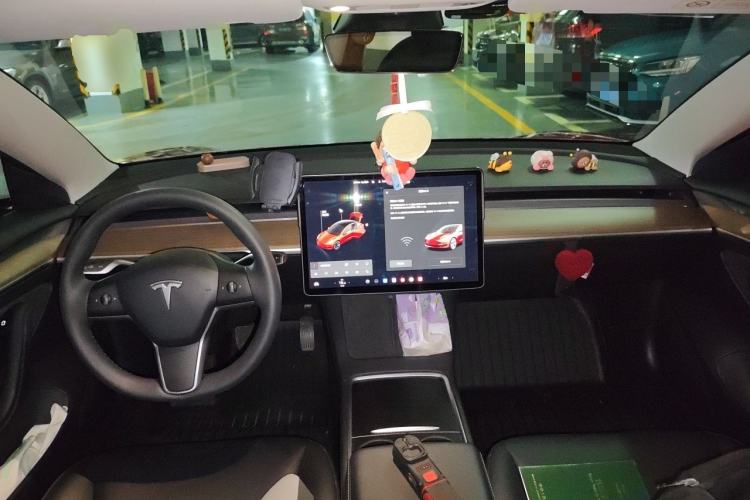 Used Tesla Model 3 2021 Revised Version Standard Range Rear-Wheel Drive Upgraded Edition 3D1 Center Console