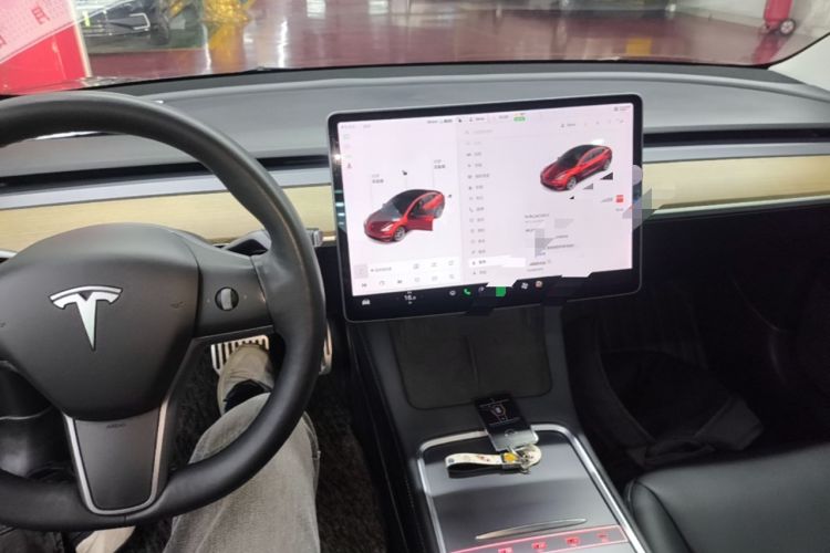 Used Tesla Model 3 2021 Revised Version Standard Range Rear-Wheel Drive Upgraded Edition 3D1 Center Console