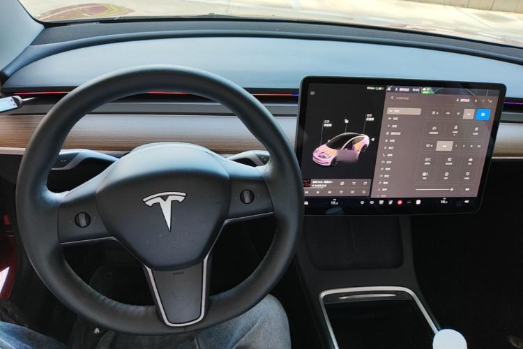 Used Tesla Model 3 2021 Revised Version Standard Range Rear-Wheel Drive Upgraded Edition 3D1 Center Console