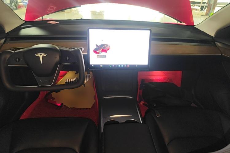 Used Tesla Model 3 2021 Performance High-Performance All-Wheel-Drive Version 3D6 Center Console