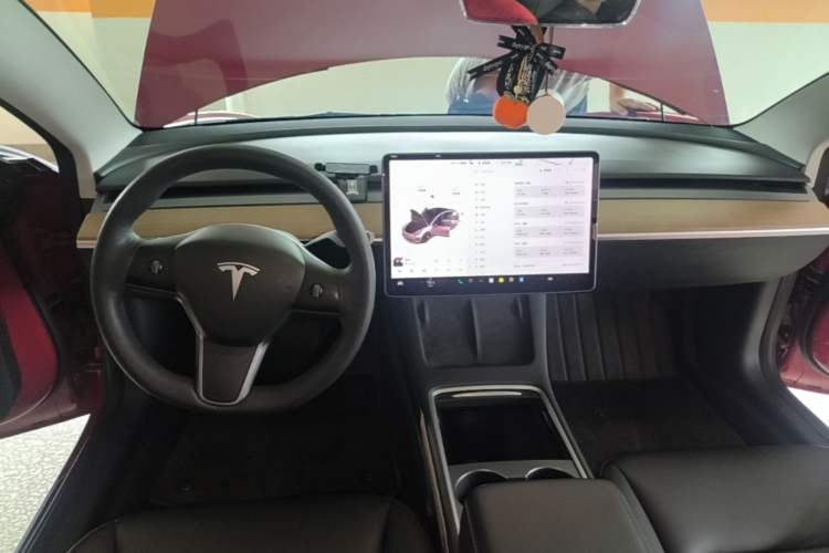 Used Tesla Model 3 2021 Revised Version Standard Range Rear-Wheel Drive Upgraded Edition 3D1 Center Console