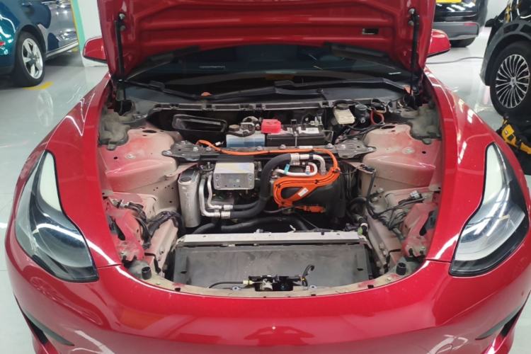 Used Tesla Model 3 2021 Standard Range Rear-Drive Upgraded Version Engine Bay