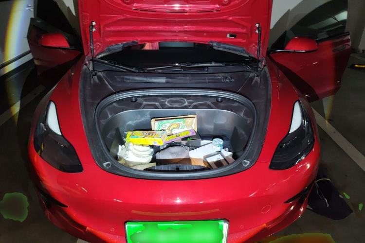 Used Tesla Model 3 2021 Standard Range Rear-Wheel Drive Upgraded Version 3D6 Engine Bay