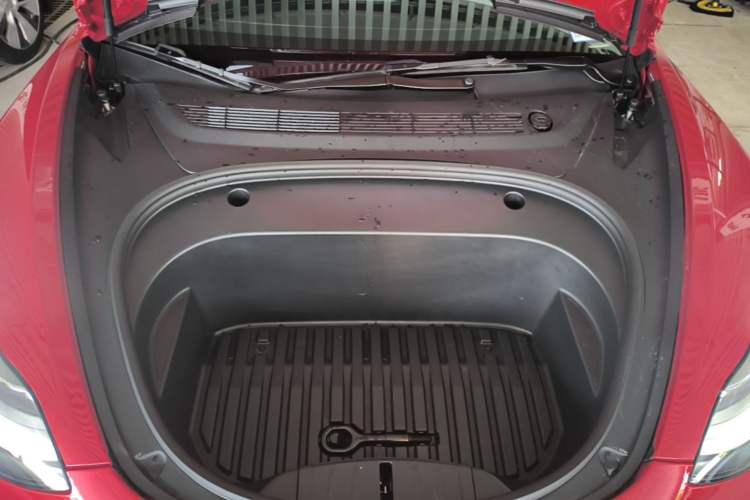 Used Tesla Model 3 2021 Standard Range Rear-Wheel Drive Upgraded Version 3D6 Engine Bay