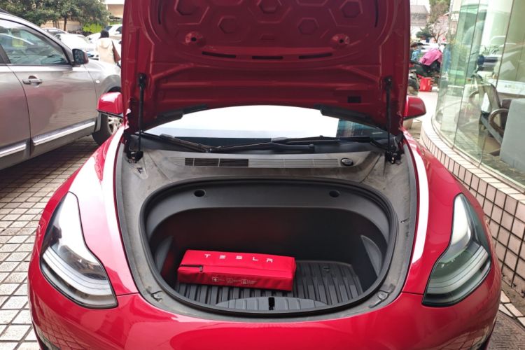 Used Tesla Model 3 2021 Revised Version Standard Range Rear-Wheel Drive Upgraded Edition 3D1 Engine Bay
