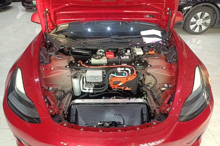 Used Tesla Model 3 2021 Standard Range Rear-Drive Upgraded Version Engine Bay