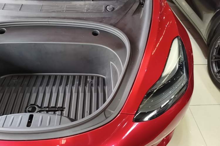 Used Tesla Model 3 2021 Performance High-Performance All-Wheel-Drive Version 3D6 Engine Bay Left