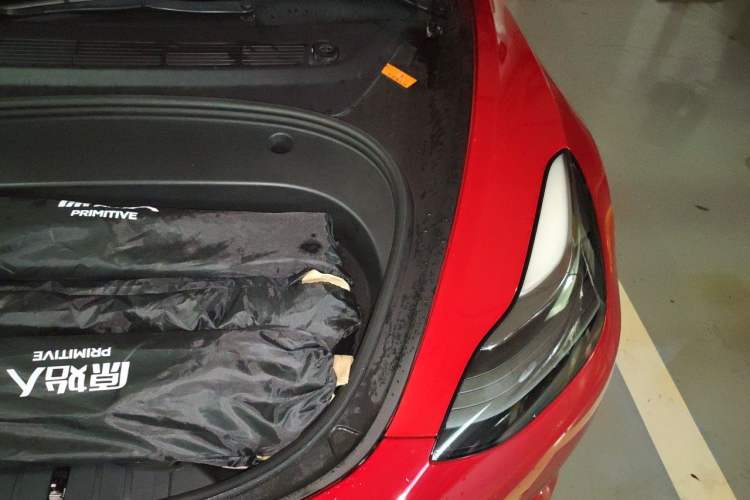 Used Tesla Model 3 2021 Revised Version Standard Range Rear-Wheel Drive Upgraded Edition 3D1 Engine Bay Left